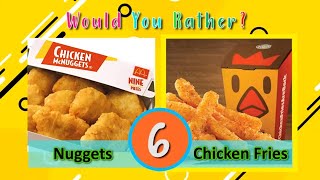 Would you Rather? π Fast Food Edition | Yummy Brain Break | Fast Food Workout | PhonicsMan Fitness