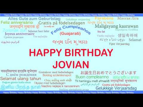 Jovian   Languages Idiomas - Happy Birthday