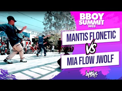 Mantis & Flonetic vs Mia Flow & Jwolf | Bonnie & Clyde Battle | Bboy BGirl Summit 2022 - LA, CA