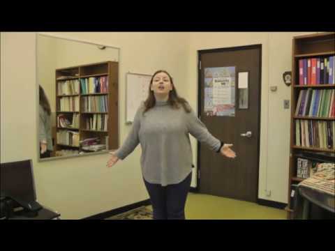 Kayla Bevacqua singing "Take Me To The World"