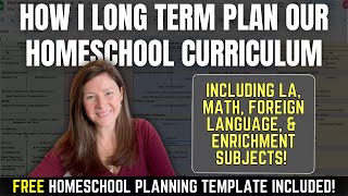 Homeschool Long Term Planning Part 2 || LA, Math, Electives, etc || Detailed Potential Future Plans