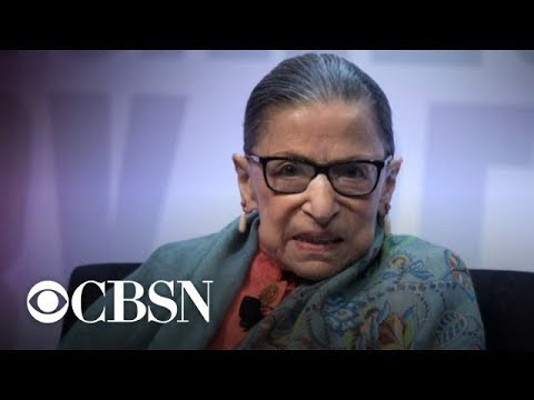 Supreme Court Justice Ruth Bader Ginsburg says she's doing "very well"