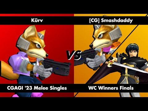 Kurv ( Fox ) vs CG | Smashdaddy ( Fox / Marth ) - [ WC Winners Finals ]