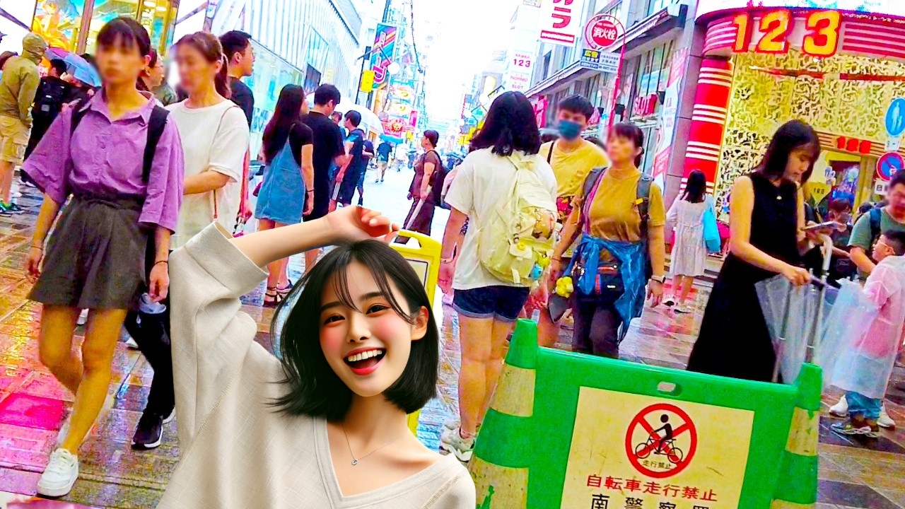 Osaka Namba 🐶 Windy Town 💖 Nonstop 1 Hour 4K