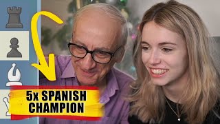 My GM Dad&#39;s Most BRILLIANT Chess Game (SPANGLISH)