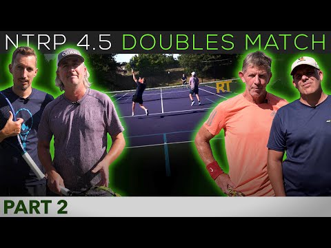 IAN vs ANGRY OLD MAN - NTRP 4.5 Doubles Match (Part 2)