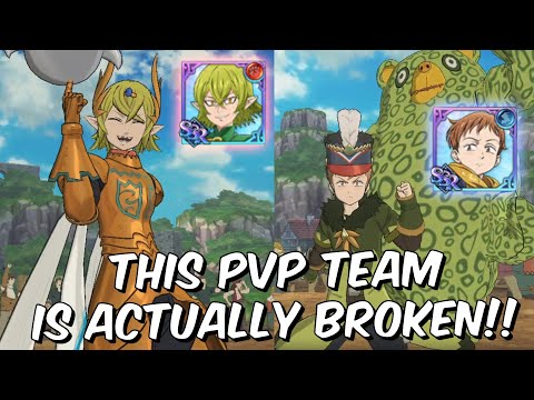 Red Helbram Blue King Team is ACTUALLY BROKEN OP for Global PVP - Seven Deadly Sins: Grand Cross