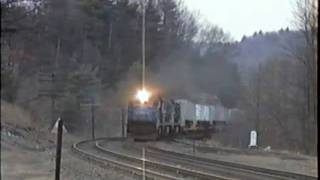 preview picture of video 'Conrail TV9 3-17-89'