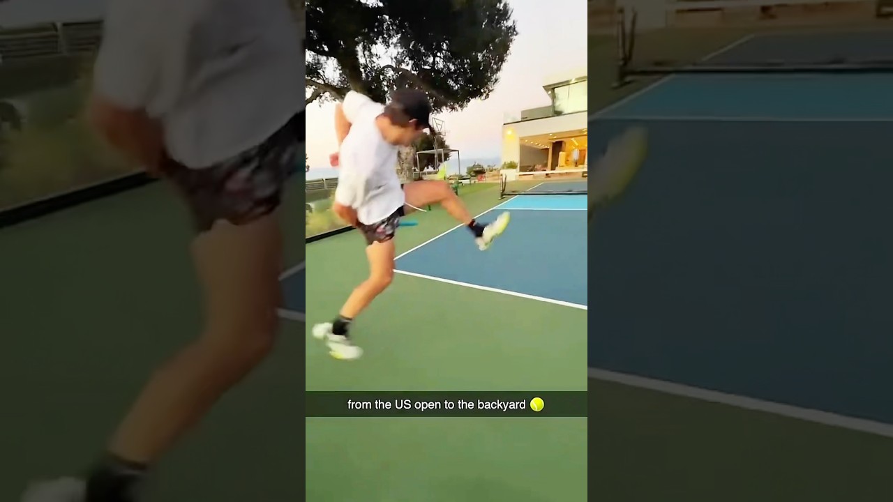 David Dobrik vs Taylor Fritz in PICKLEBALL