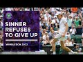 Jannik Sinner Wins an Unwinnable Point | Wimbledon 2022