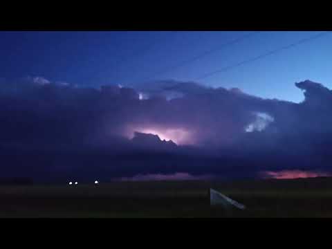 Frente de tormenta en villa cañas en la pcia de santa fe 5/11/25 #tormenta  