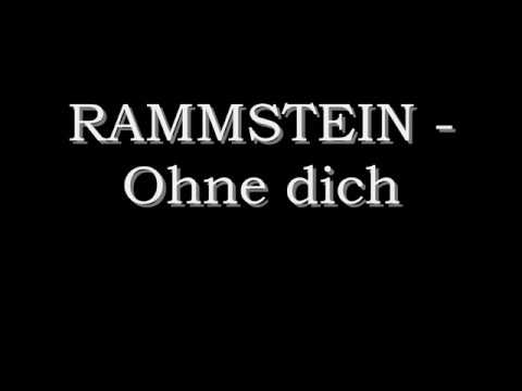 Rammstein - Ohne dich beta (English German lyrics subtitles translate)