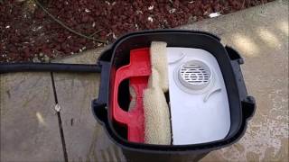 How to setup a 20 long reef tank, Fluval 206 canister filter cleaning
