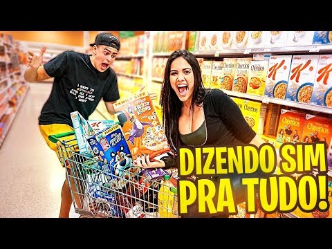 UMA HORA DIZENDO SIM PRA MINHA NAMORADA NO MERCADO !!! ‹ JonVlogs ›