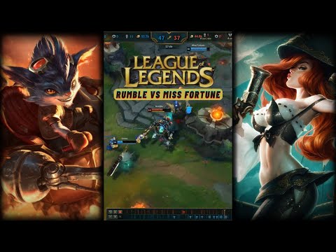 Miss Fortune Takes on Rumble – League of Legends Showdown!