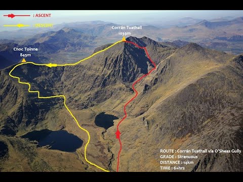 O'Shea's Gully / Eisc na bhFiach - Carrauntoohil / Corrán Tuathail