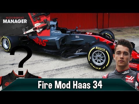Motorsport Manager Fire Mod - Haas F1 The American Dream 34