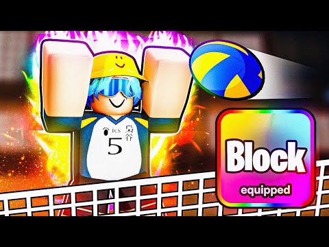 Unlocking OP SECRET BLOCK POWER in Roblox Volleyball