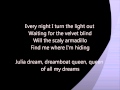 Pink floyd Julia dreams with lyrics 