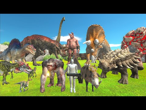 Jurassic World Evolution Camping 48 - RESCUE KING PIG & Baby Monkeys in the Cage Animal Revolt ARBS