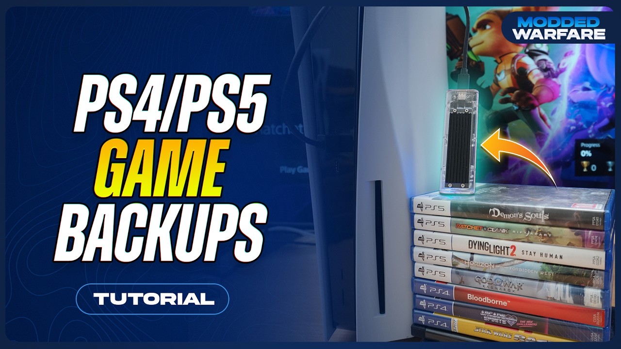 How to Create your Own PS5 & PS4 Game Backups on a Jailbroken PS5