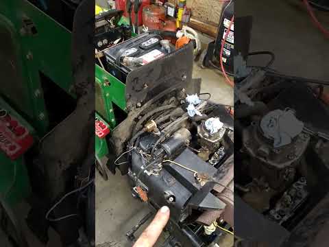 B48G Onan in John Deere 420 - First Tuneup In Decades #solunagarage #onan #cummins #johndeere