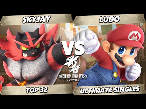 Best of the West II - Skyjay (Incineroar) Vs. Ludo (Mario) Smash Ultimate - SSBU