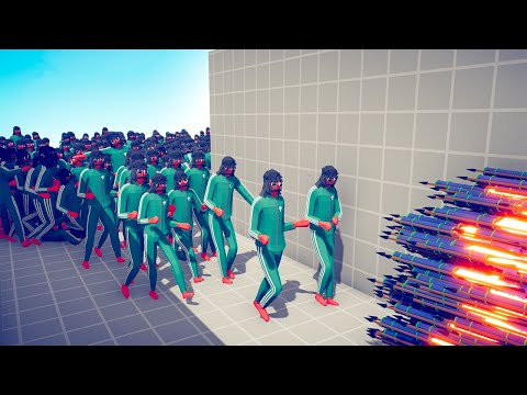 100x SQUID GAME vs EVERY GOD - TABS | Totally Accurate Battle Simulator 2022