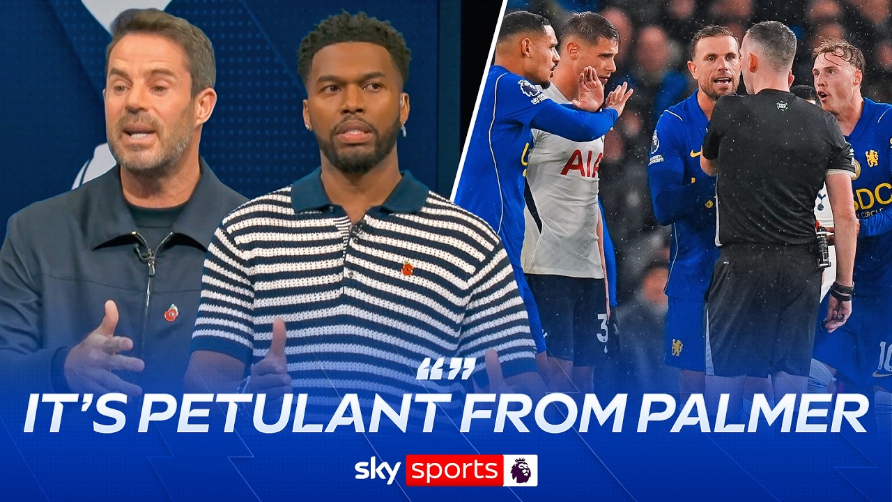 “It’s PETULANT from Palmer” 😬 | SNF on Tel’s display, Cole Palmer’s red and Morgan Rogers close call