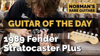 Video thumbnail for Guitar of the Day: 1989 Fender Stratocaster Plus | Norman's Rare Guitars by Normans Rare Guitars