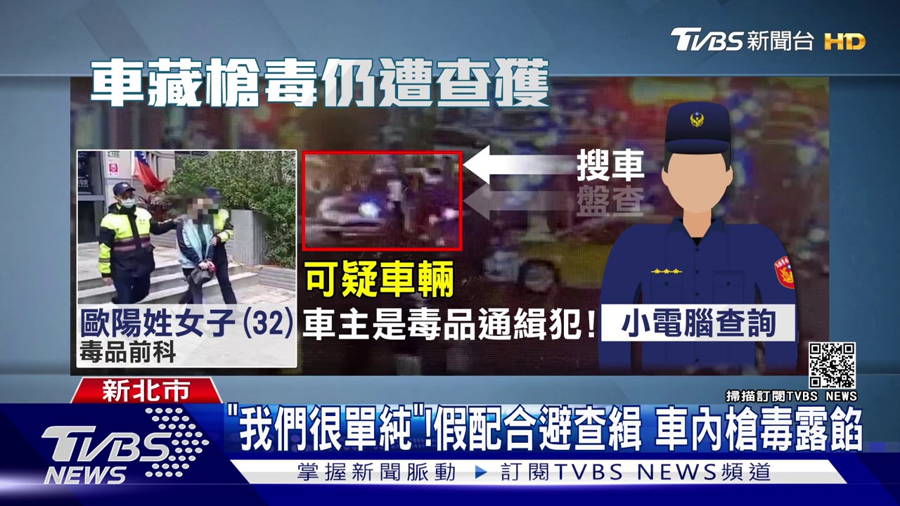 行動毒庫！排檔座藏安毒　霹靂警街頭攔捕