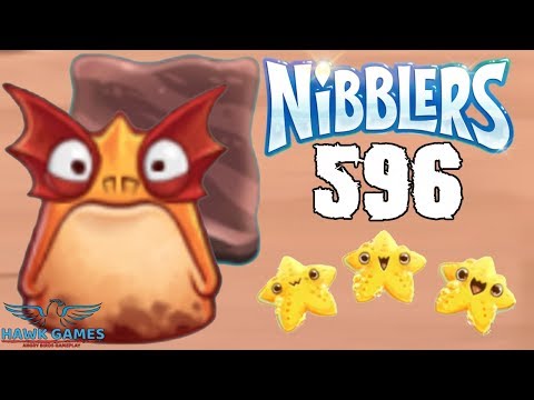 Fruit Nibblers 👾 Level 596 - 3 Stars Walkthrough, No Boosters