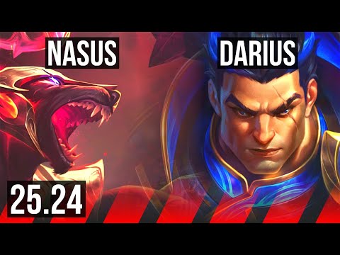 NASUS vs DARIUS (TOP) | NA Grandmaster | 25.24