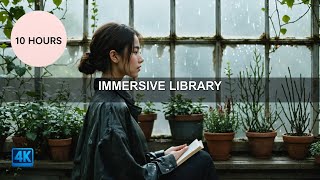 Immersive Secret Garden Greenhouse | Lofi Music | 10 Hours of Lo-Fi Study Beats