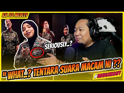 TAK SANGKA ❗BAGUSNYA SUARA AKAK NI.. ‼️AJL35 Medley - Badan Kesenian Tentera Darat | REACTION