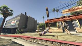 GTA V HOW TO MELEE ON YOUR BIKE XBOX ONE