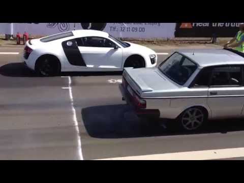 Volvo 240 Turbo VS Audi R8