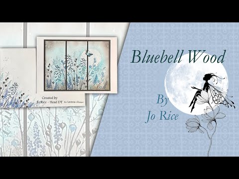 English Bluebell Wood. A Triptych by Jo Rice - A Lavinia Stamps Tutorial