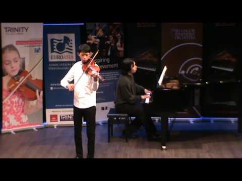 Isaac Soh Wei An: Third Prize Junior Division - Kreisler: Praeludium and Allegro