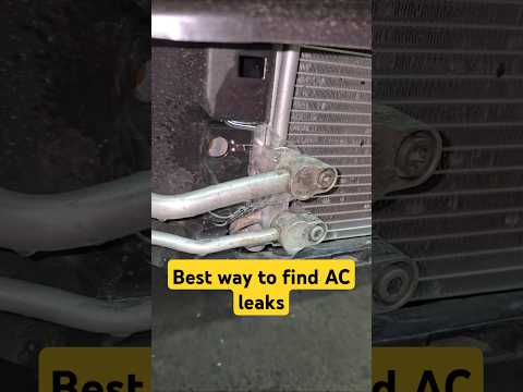 Best way to find AC leak #mechanic