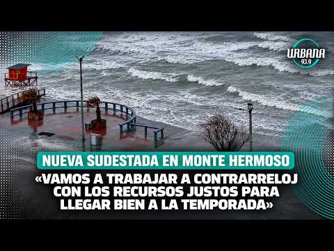 NUEVO TEMPORAL AZOTA LAS COSTAS DE MONTE HERMOSO