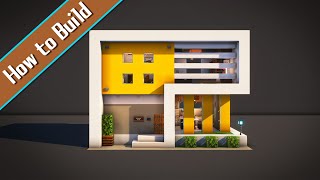 おしゃクラ！ Part122 コンパクトモダンハウスの作り方(Minecraft) / OSHACRA How To Build A Compact Modern House