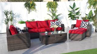 ✨ Stylish and practical! Bring a coffee table sofa set to keep your winter warm and playful ❤️