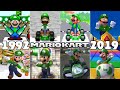 Evolution Of 1st Place Luigi In Mario Kart Games 1992 2019