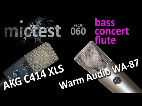 AKG C414 XLS vs Warm Audio WA-87 // Bass concert flute (Till) // rec.ID 060