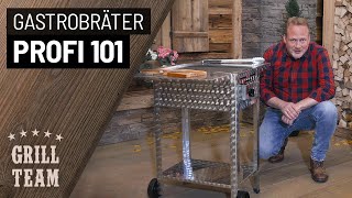 Gastrobräter Profi 101 | einfl. Gasgrill mit 4,5 kW in geprüfter Qualität | Vorstellung & Test | V2