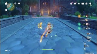 Genshin シロネン ダッシュ移動速度