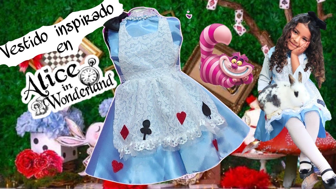 Cómo hacer vestido inspirado en Alicia en el país de las maravillas.