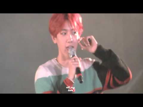 151010 EXO-Love Concert in Dome Baekhyun&Chanyeol Cute