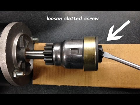 Flathead Starter Drive Replacement